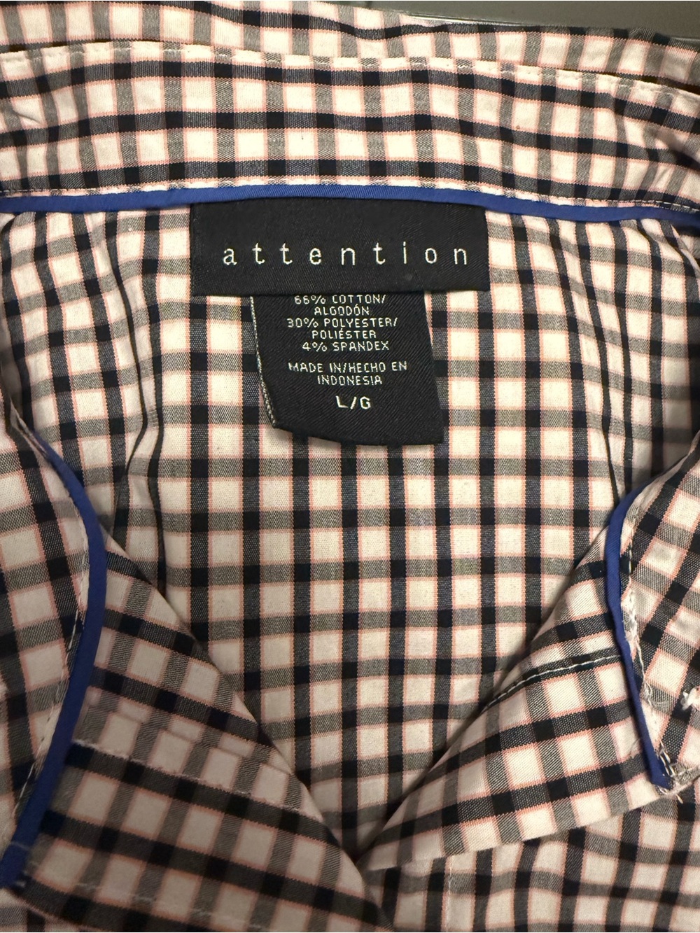 Large Men’s Plaid Button-Down Shirt Lot - White, Brown & Red - Picture 2 of 5